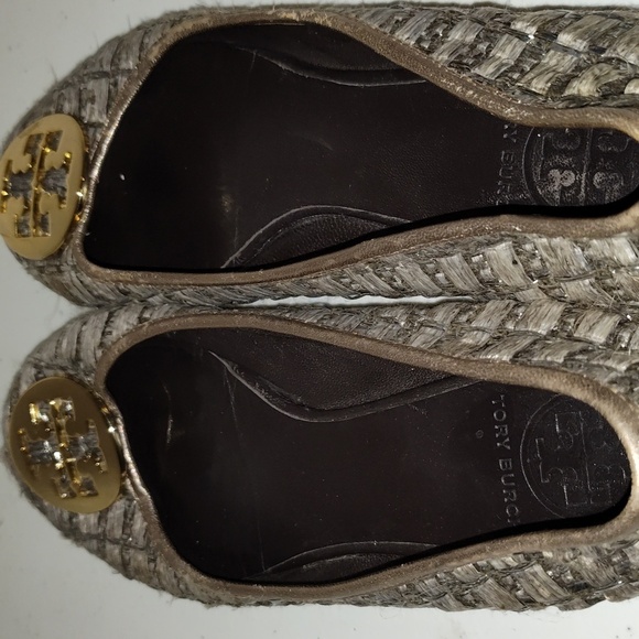 Tory Burch Woven Rattan Reva Flats size 8 - Picture 10 of 13
